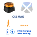 C12MAG LED beacon with battery(080414)